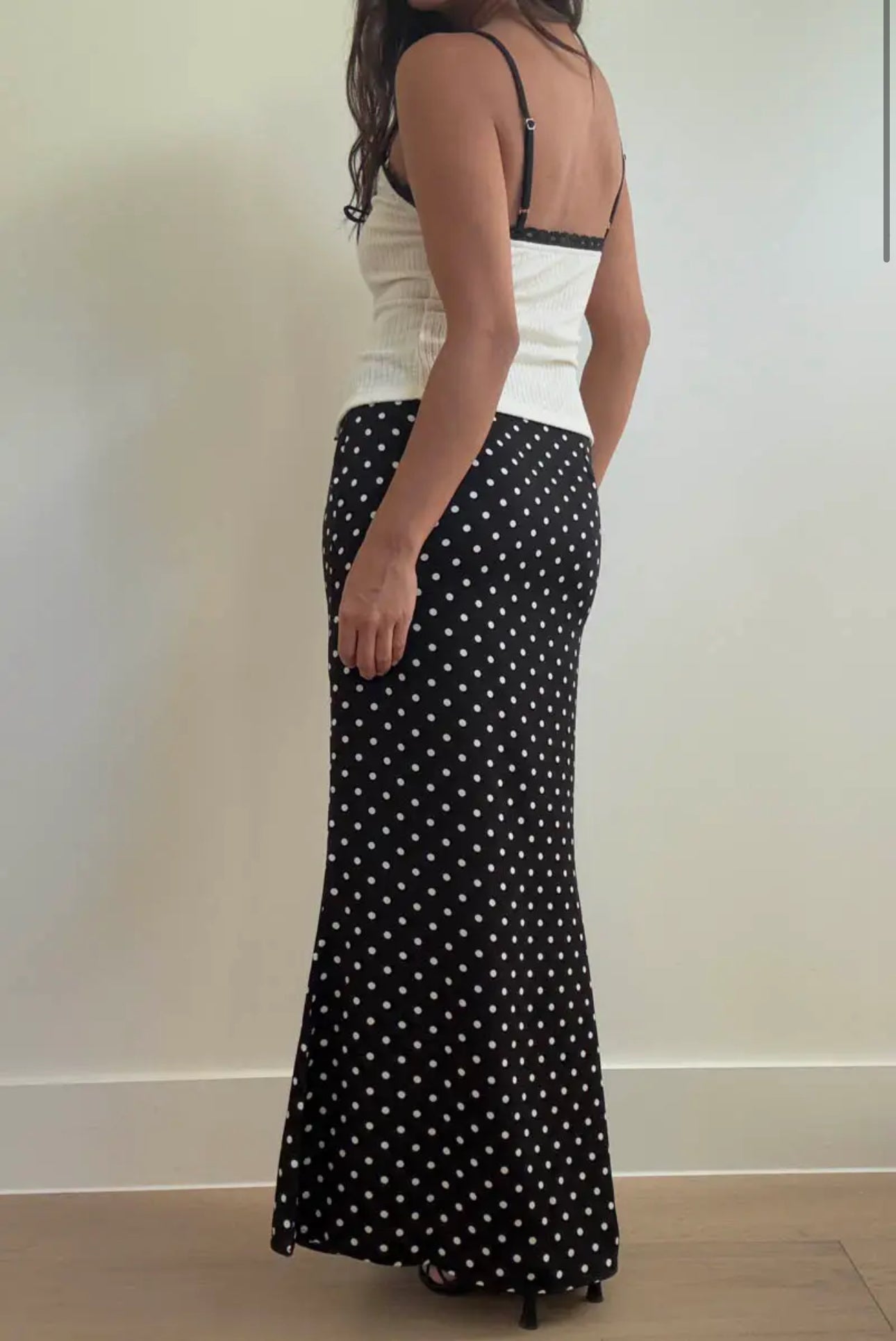 Georgia Polka Dot Maxi Skirt