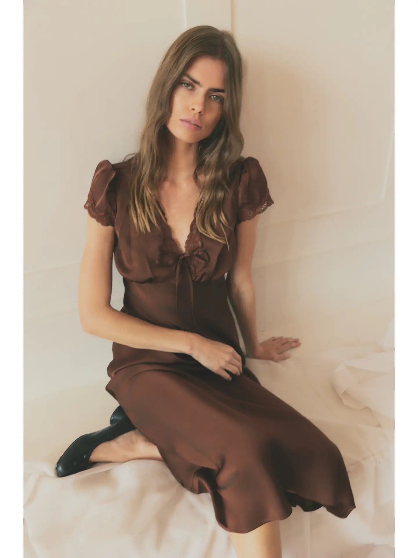 Vivienne Satin Dress