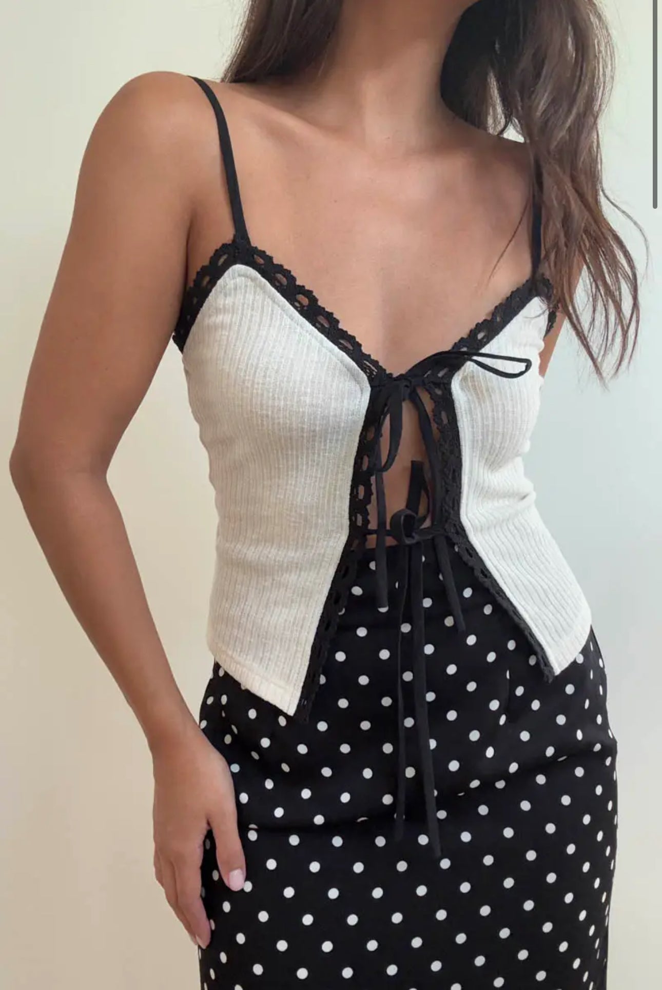 Freya Lace Trim Cami Top