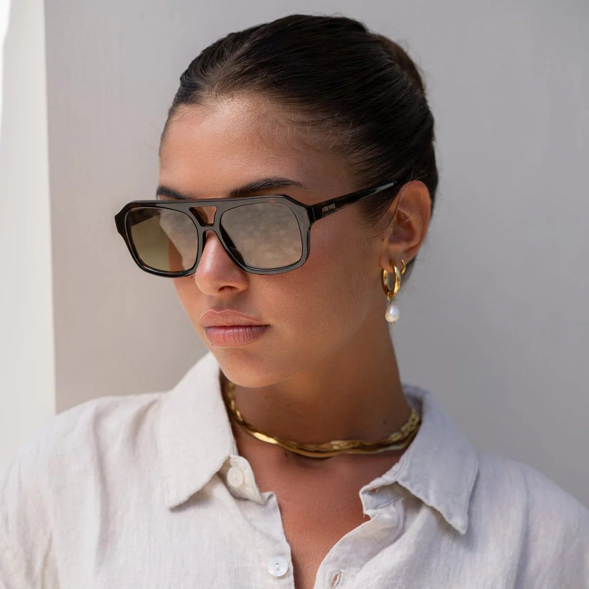Havana Aviator Sunglasses