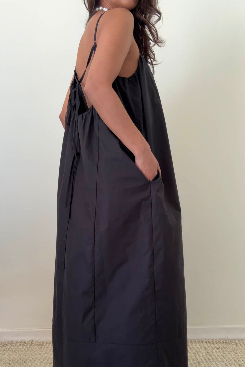 Jaya Tie Back Maxi Dress