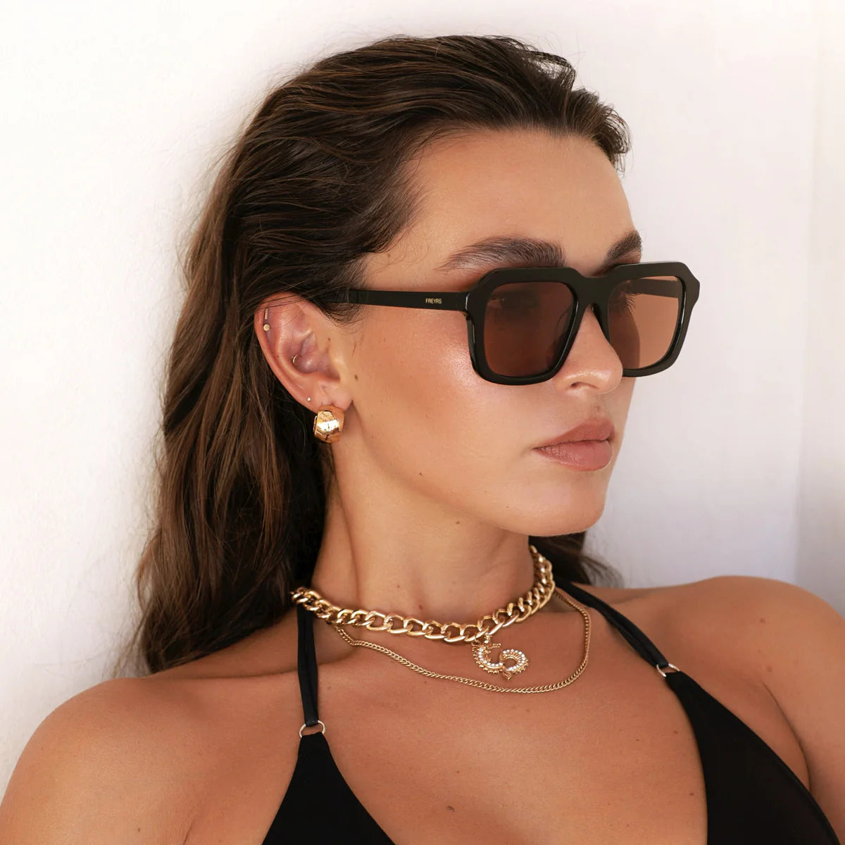 Charlie Rectangular Sunglasses