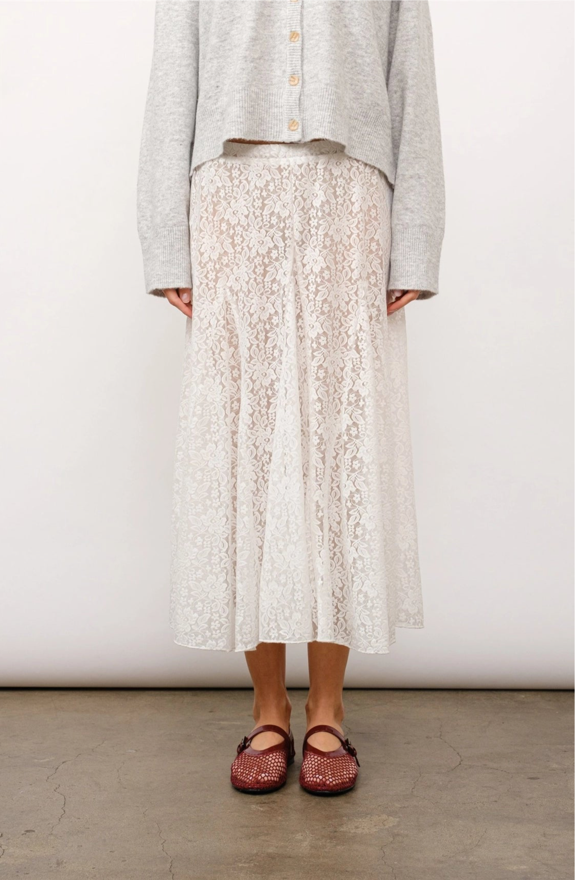 Philippa Lace Maxi Skirt