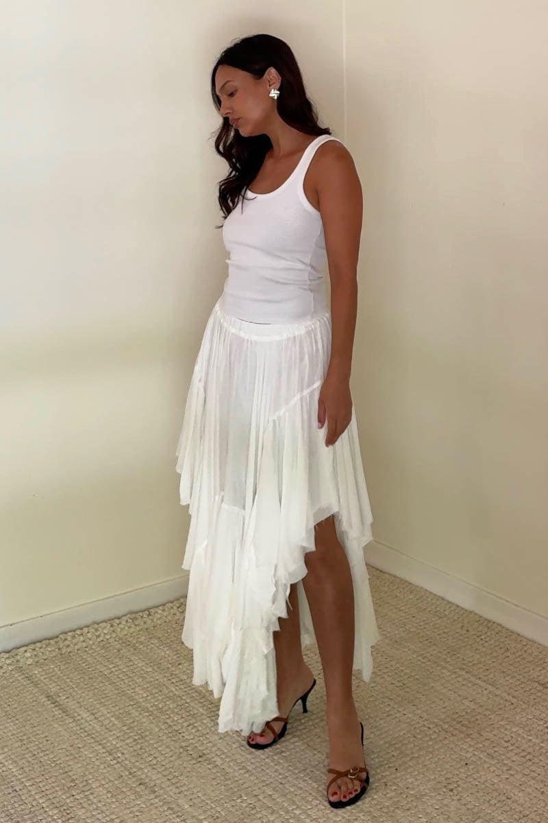 Cove Layered Midi Skirt