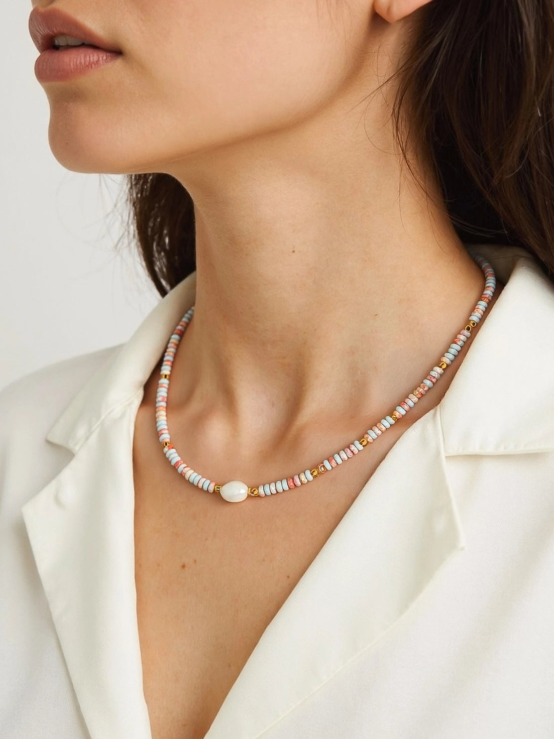 Mila Beaded Necklace