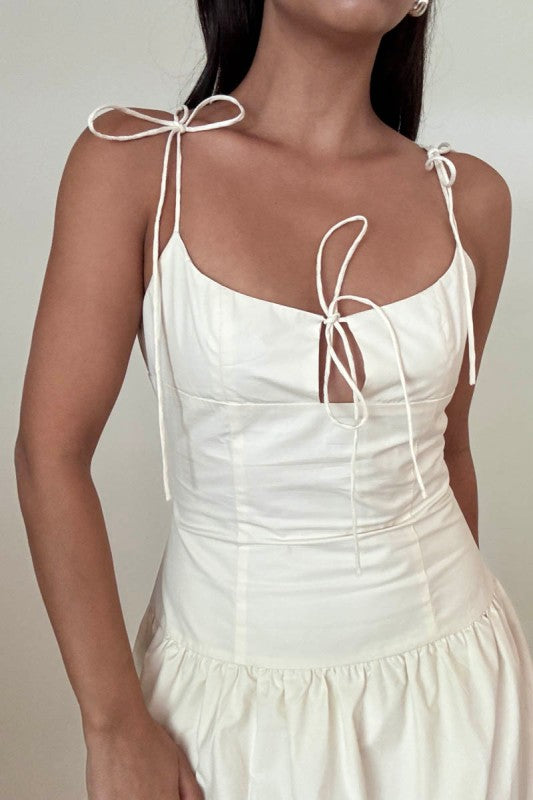 Emilia Drop Waist Midi Dress