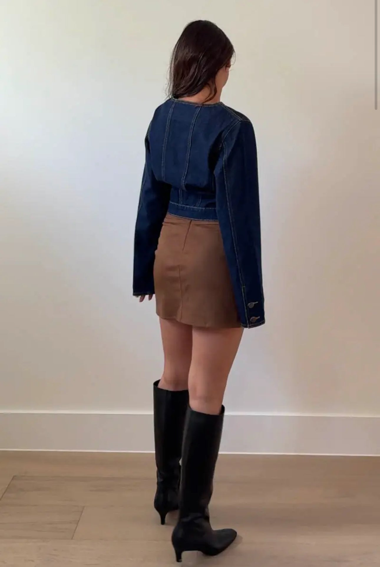 Ruby Faux Suede Mini Skirt