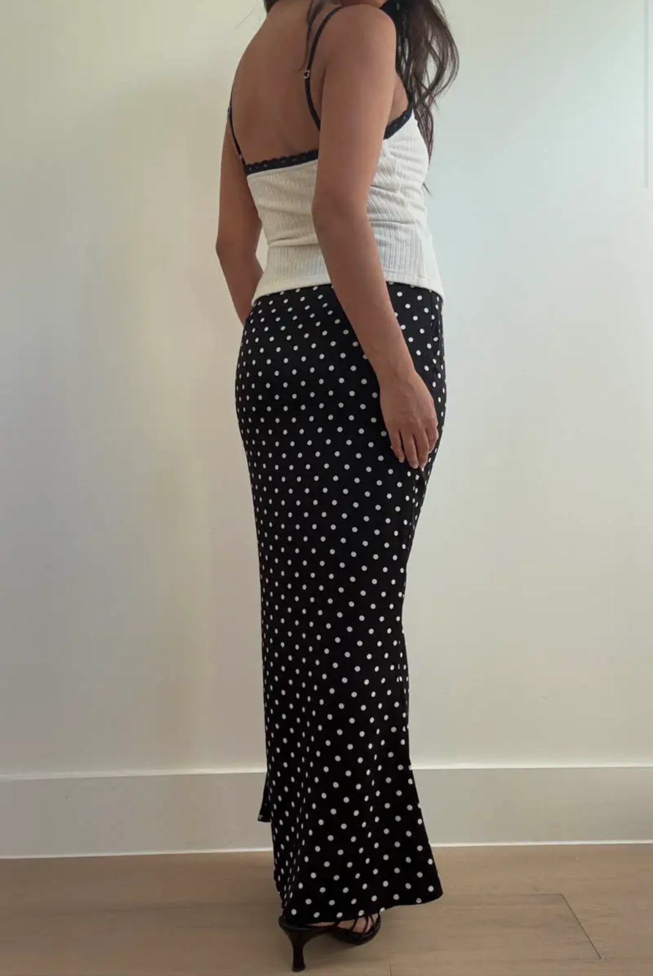 Georgia Polka Dot Maxi Skirt