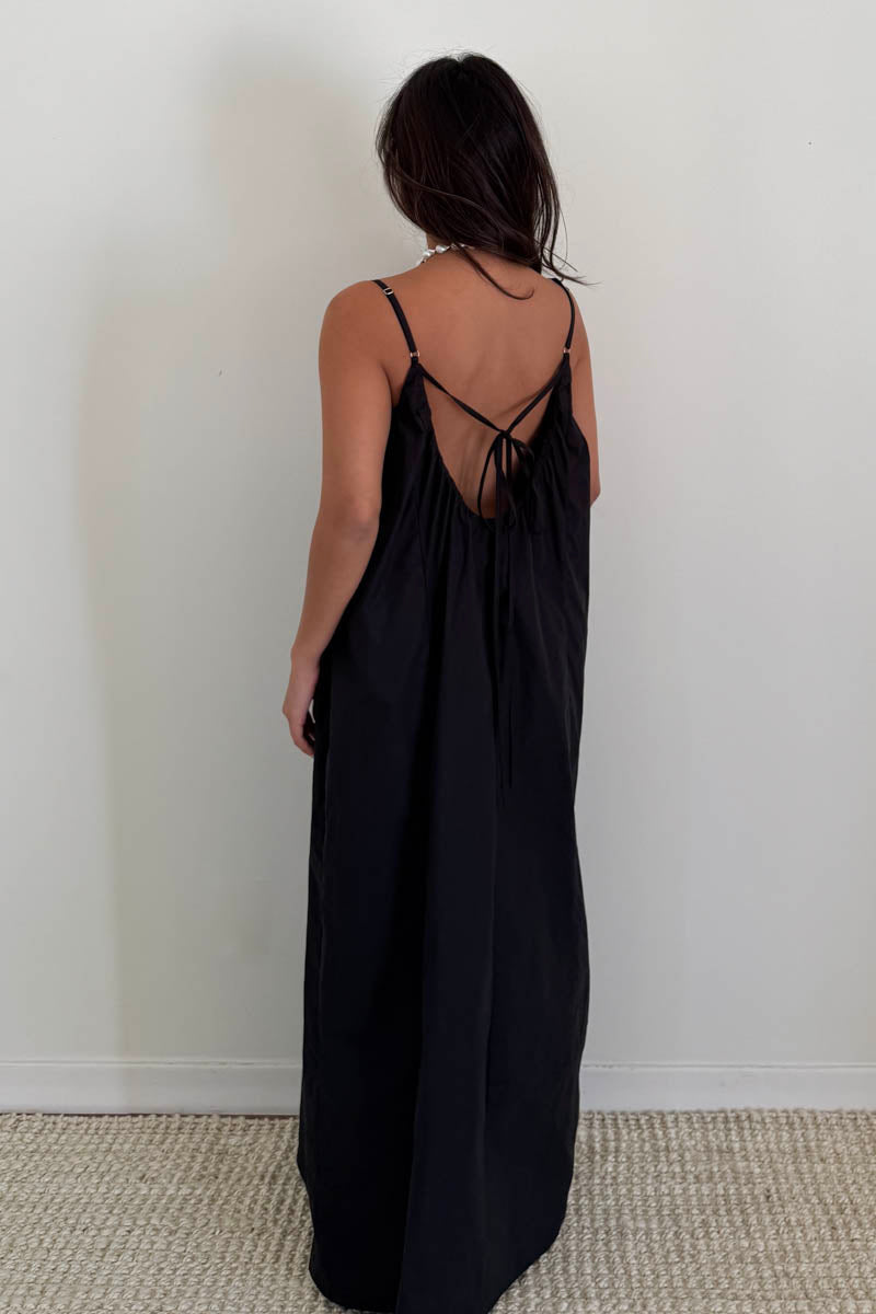 Jaya Tie Back Maxi Dress