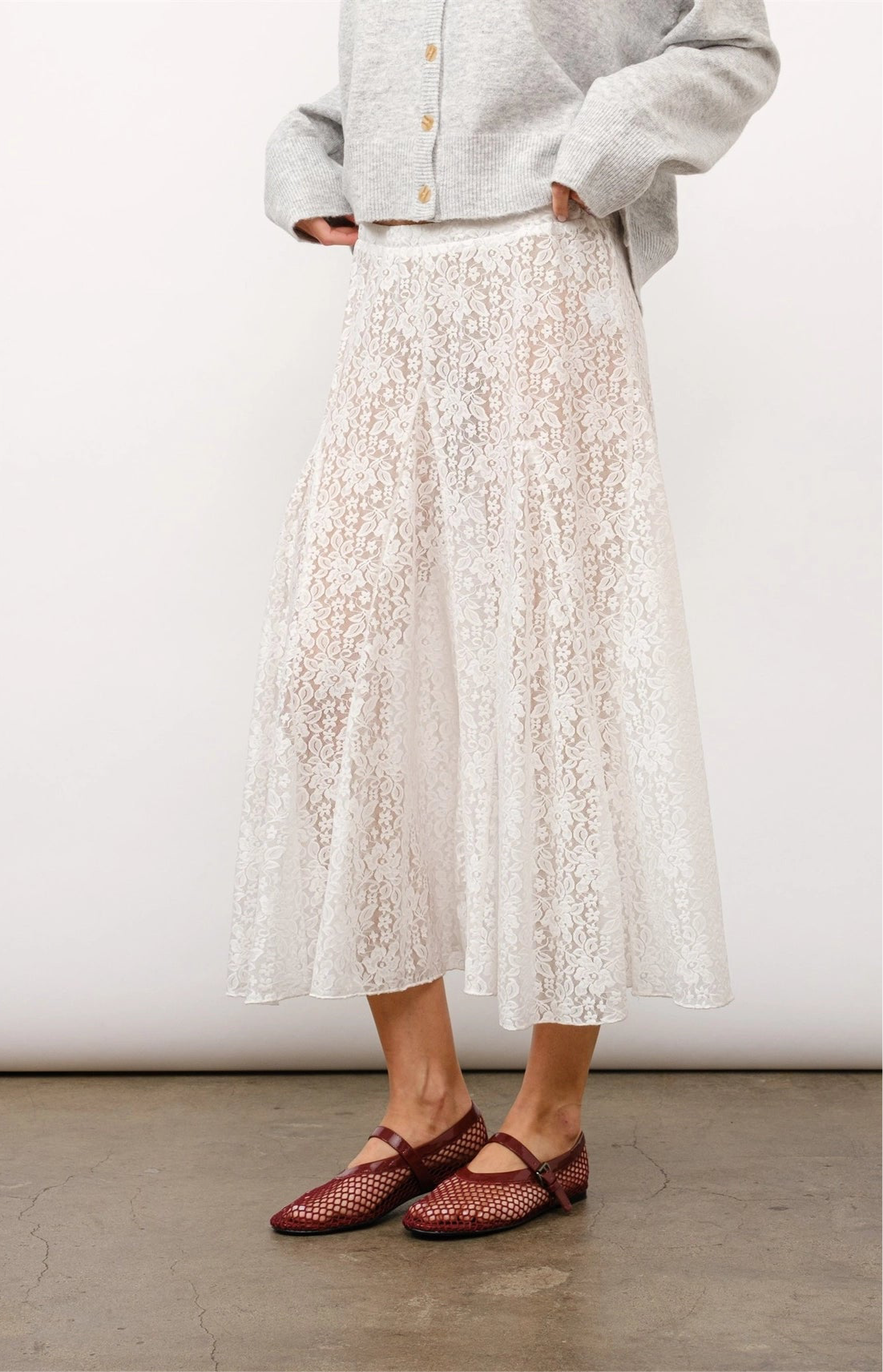 Philippa Lace Maxi Skirt