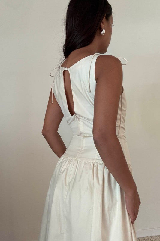Emilia Drop Waist Midi Dress