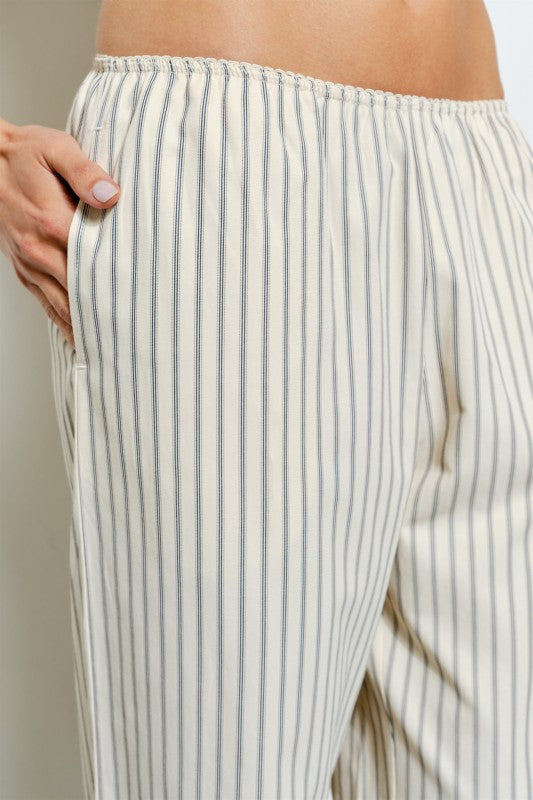 Elara Striped Lounge Pants