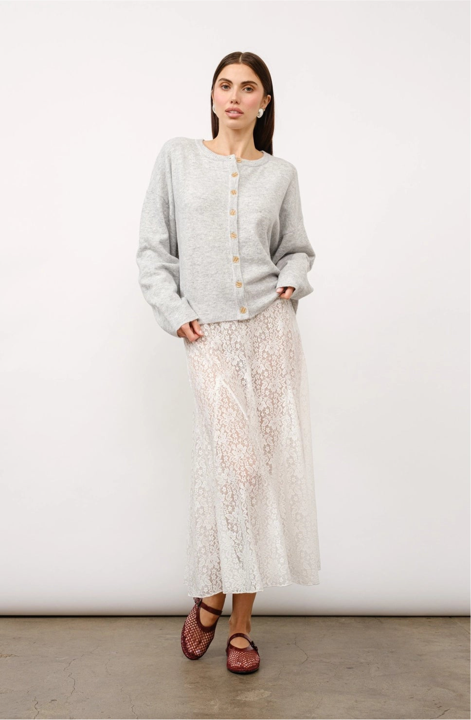 Philippa Lace Maxi Skirt