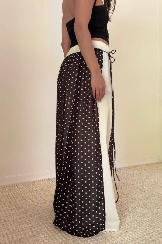 Margorie Polka Dot Maxi Skirt