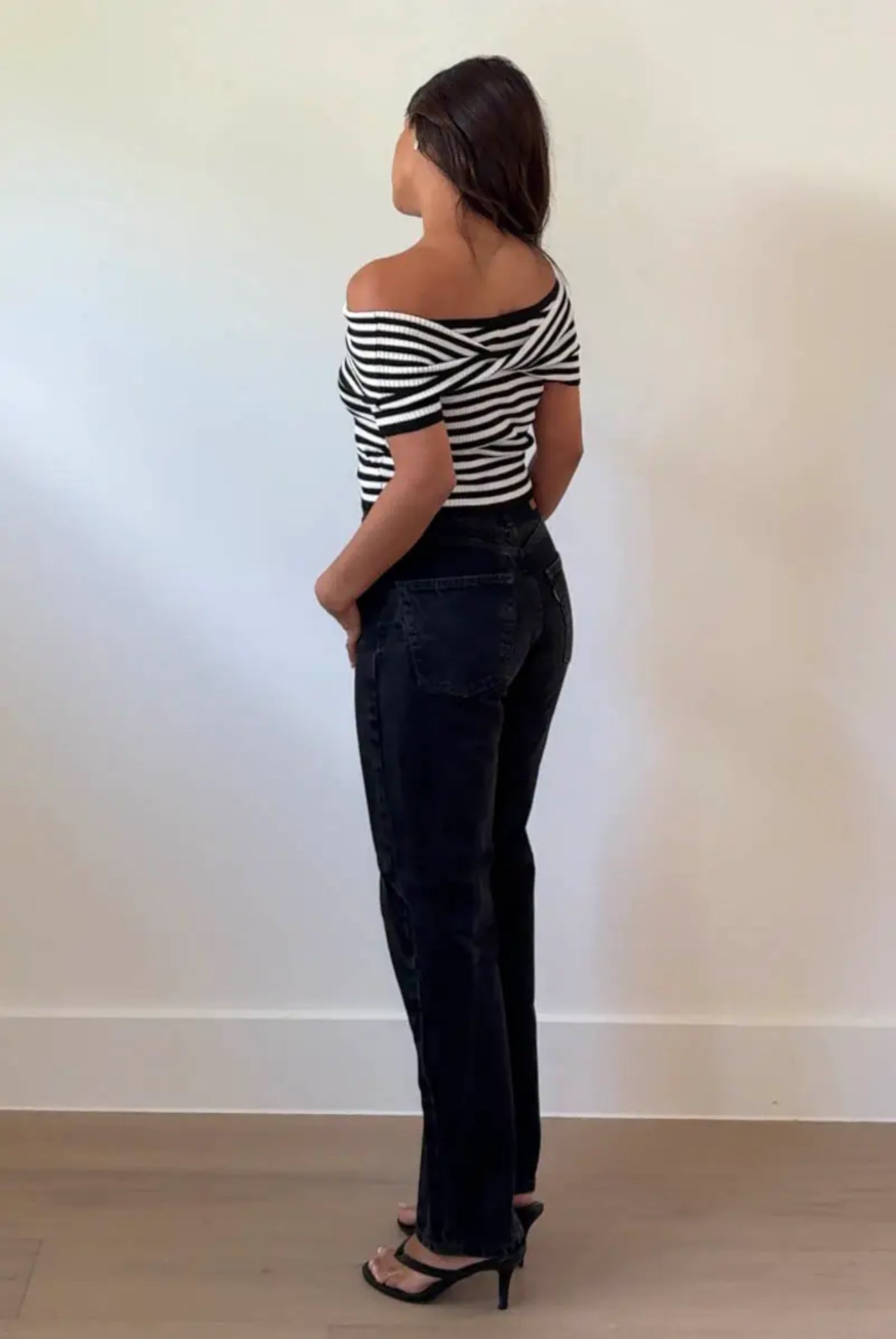 Ayla Striped Off the Shoulder Top