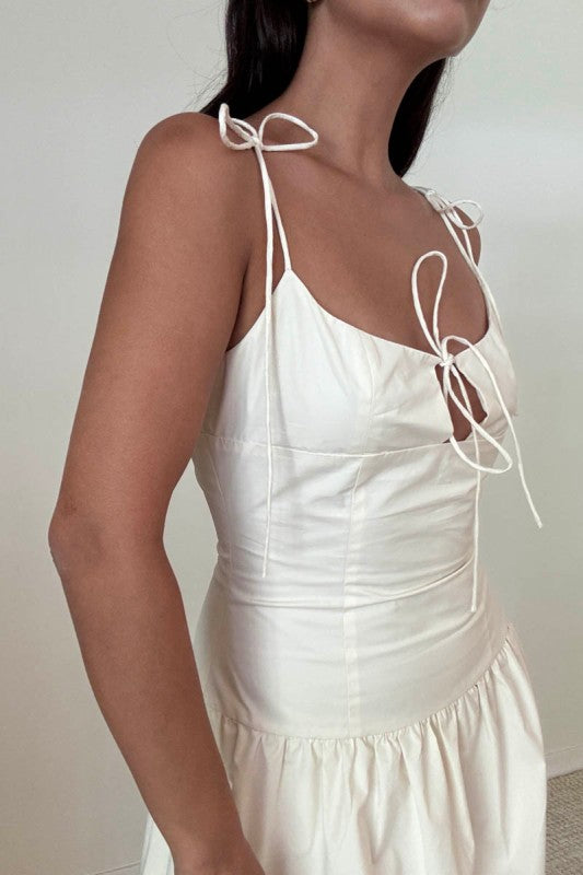 Emilia Drop Waist Midi Dress