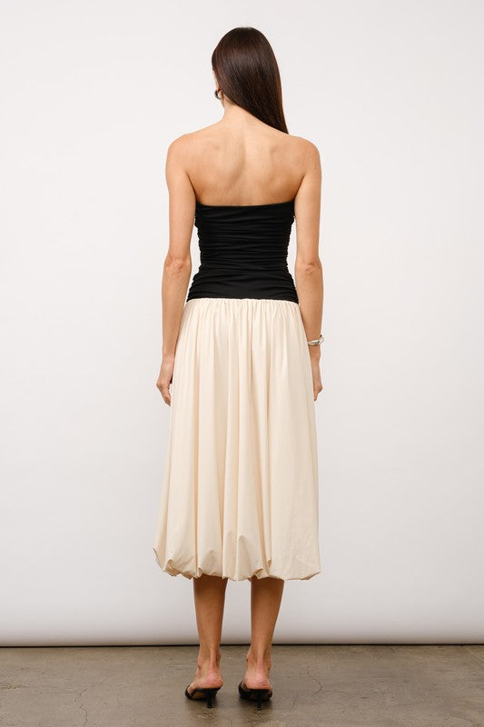 Belle Bubble Hem Maxi Dress