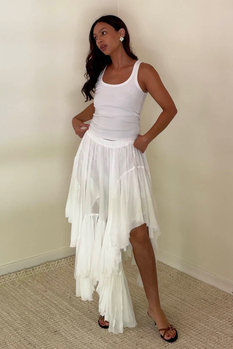 Cove Layered Midi Skirt