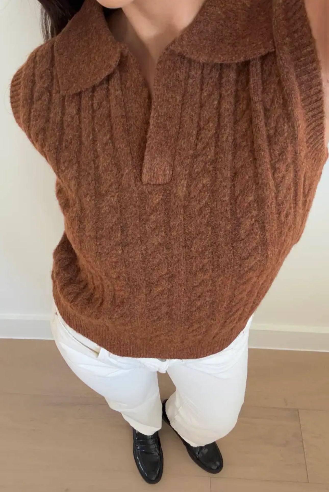 Willow Cable Knit Vest