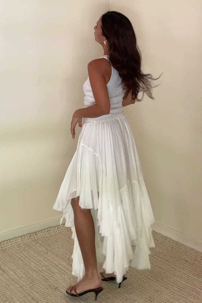 Cove Layered Midi Skirt