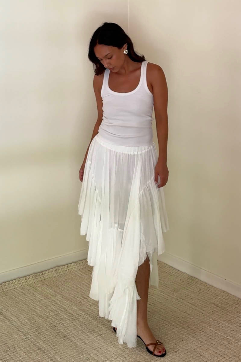 Cove Layered Midi Skirt