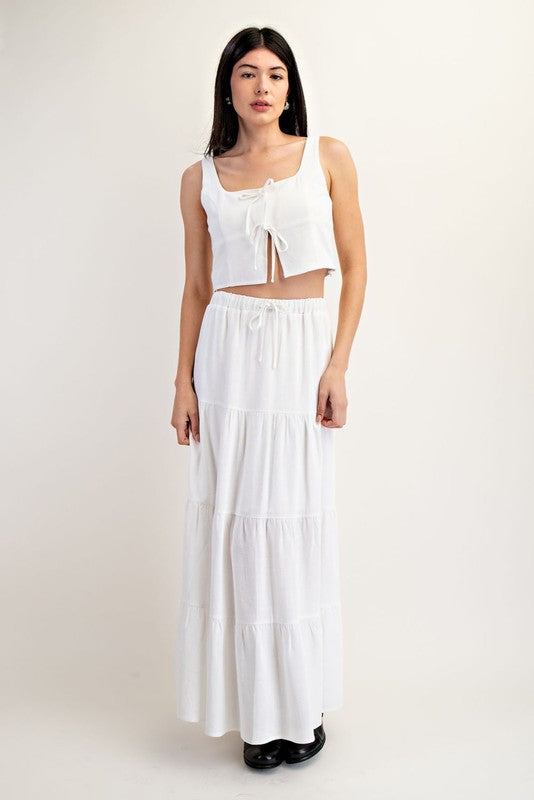 Iris Linen Top