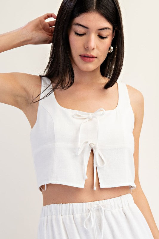 Iris Linen Top