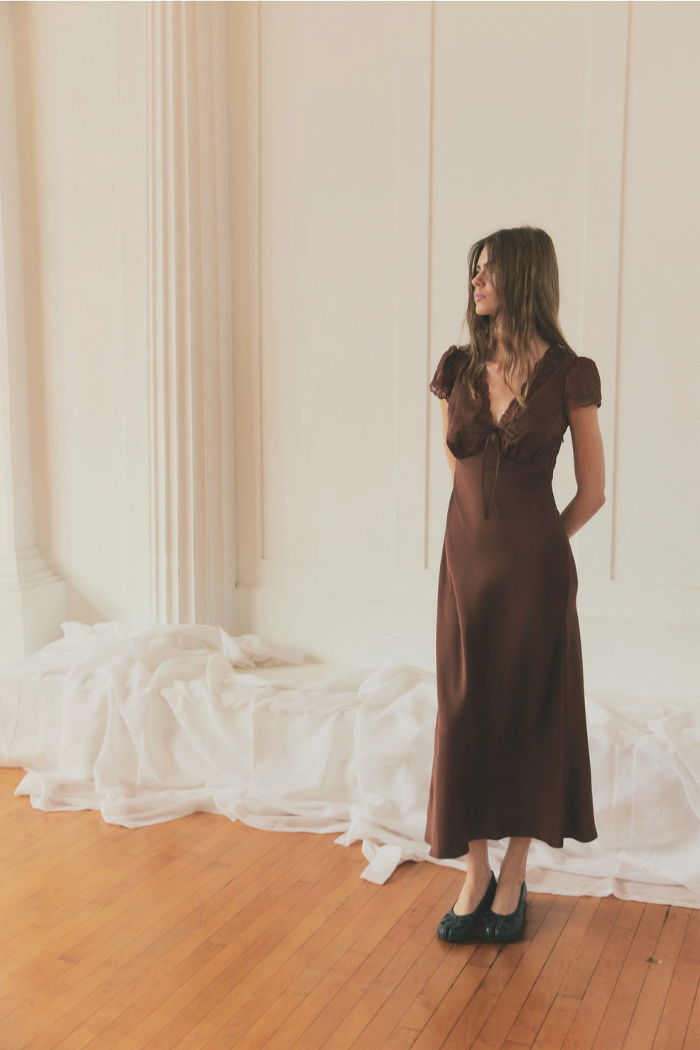 Vivienne Satin Dress