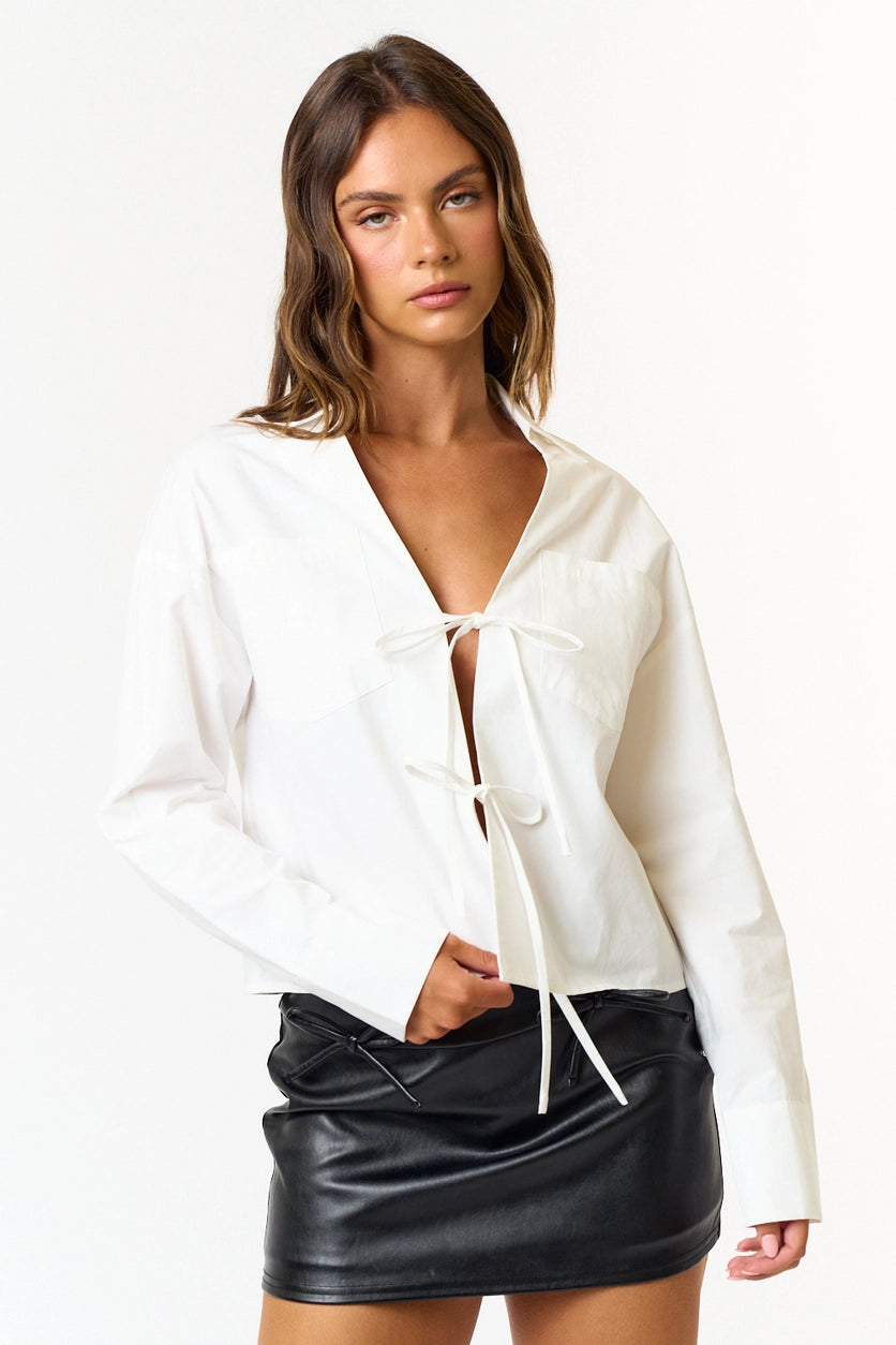 Jules Tie Front Top