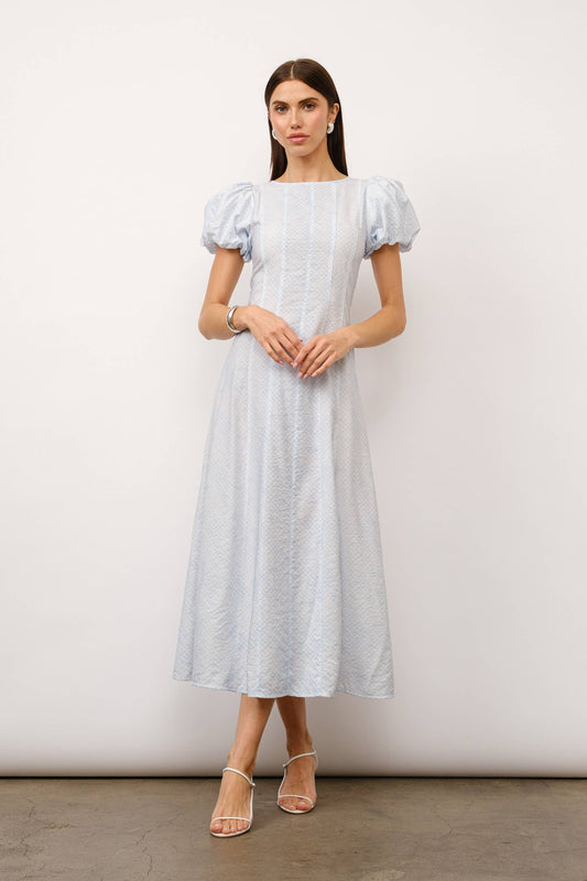 Lenora Puff Sleeve Maxi Dress