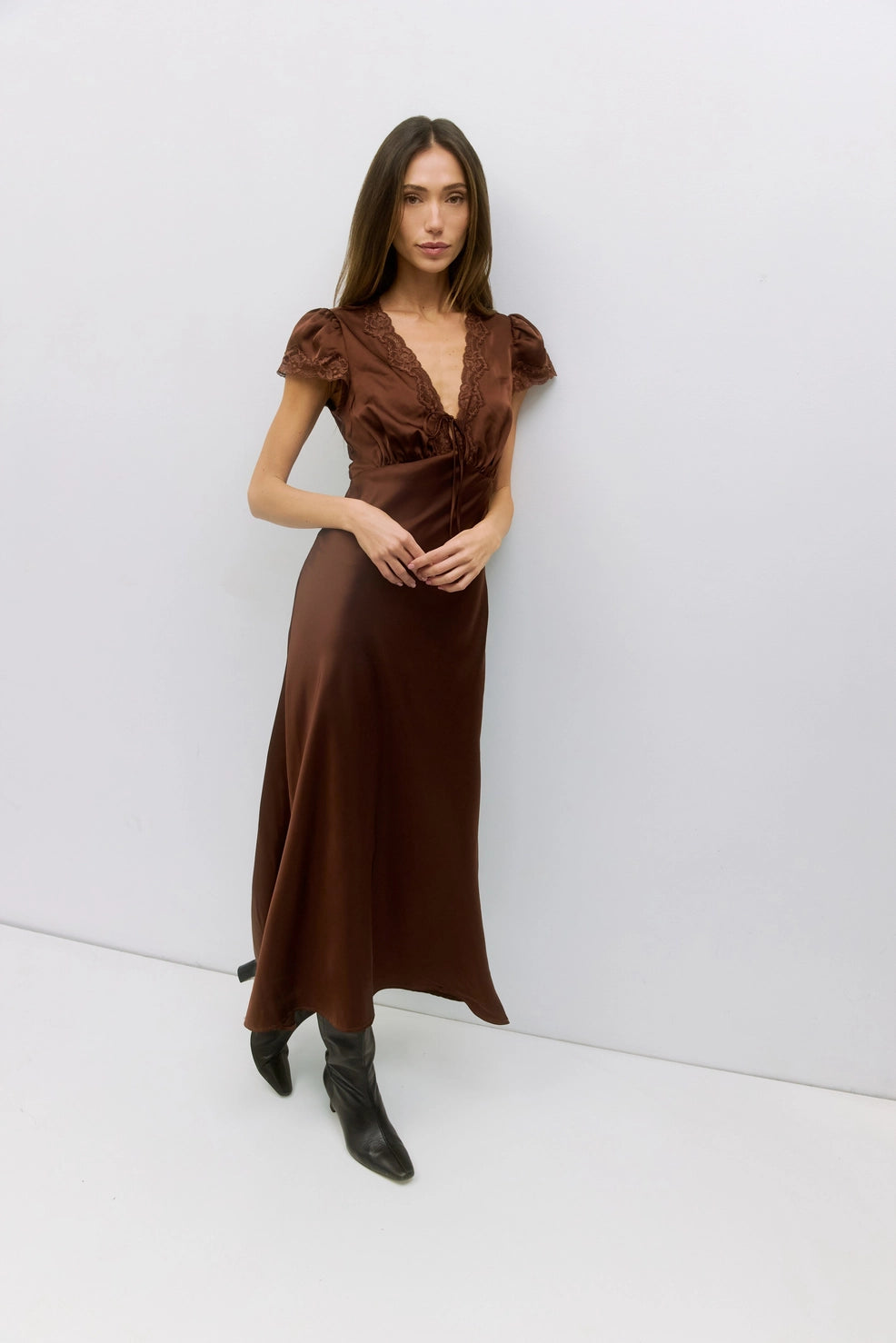Vivienne Satin Dress