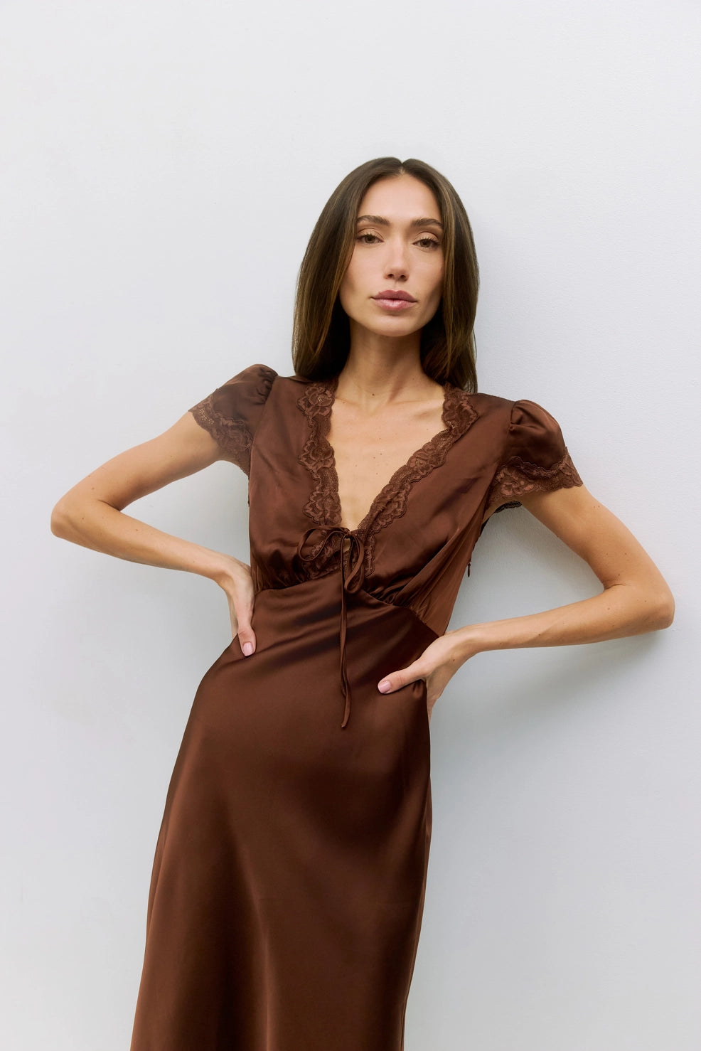 Vivienne Satin Dress