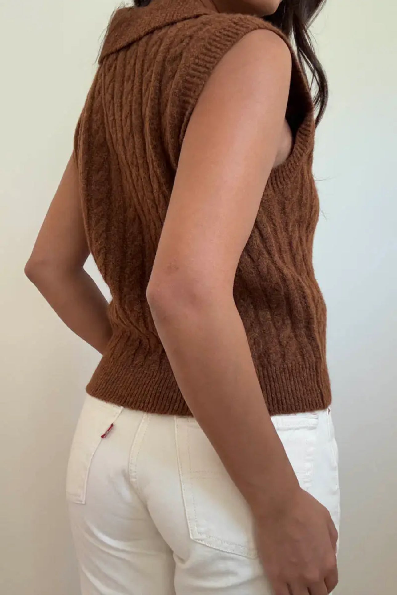 Willow Cable Knit Vest