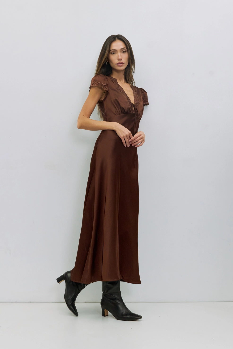 Vivienne Satin Dress