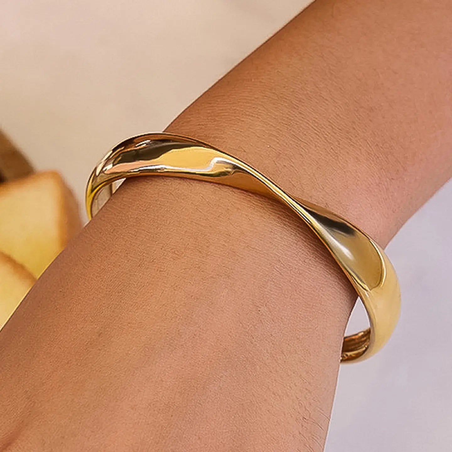 Fioren Non-Tarnish Twist Cuff Bracelet