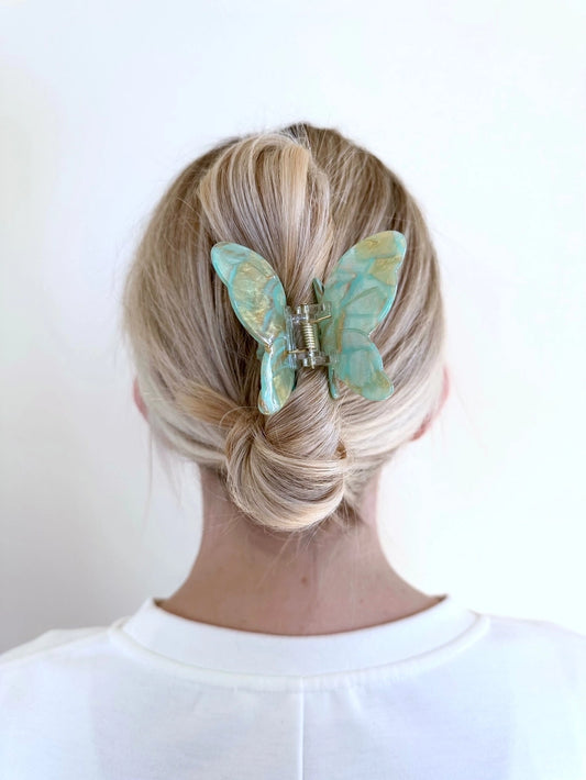 Spring Butterfly Claw Hair Clip