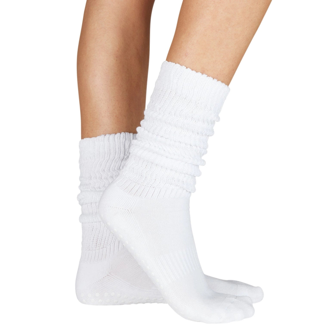 White Cloud Grip Socks